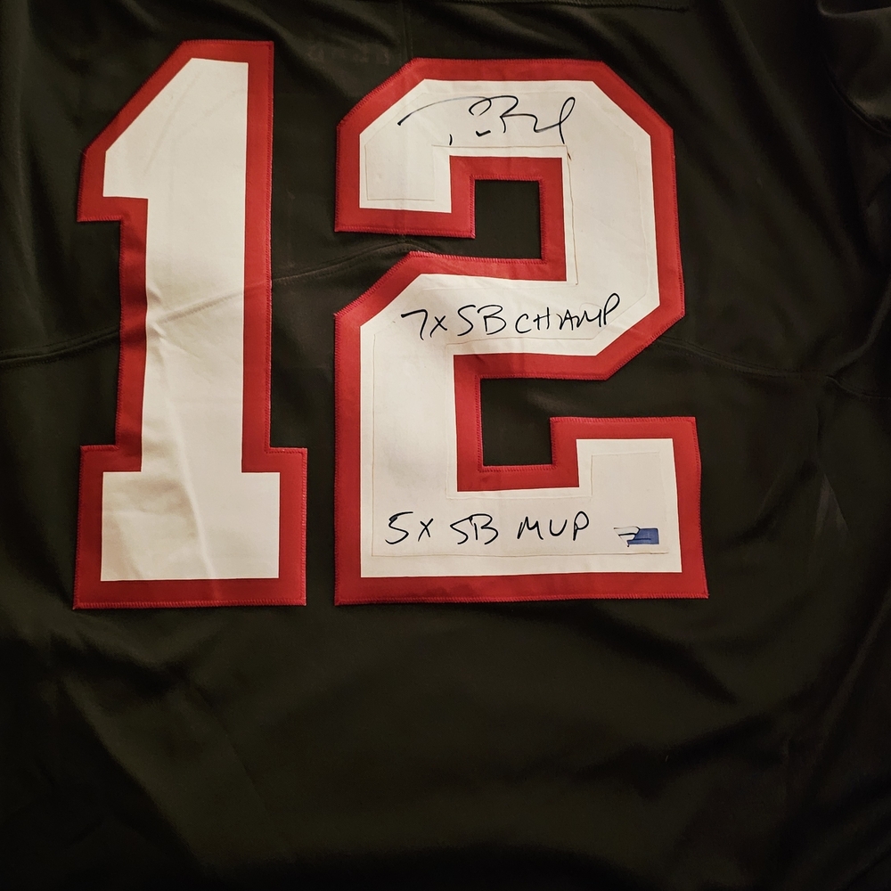 Tampa Bay Buccaneers Tom Brady Unauthorized Football Jersey